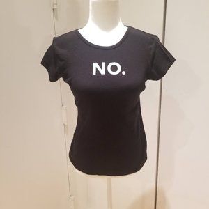 ThinkGeek No. Women's T-Shirt: Size S (Fits XS)